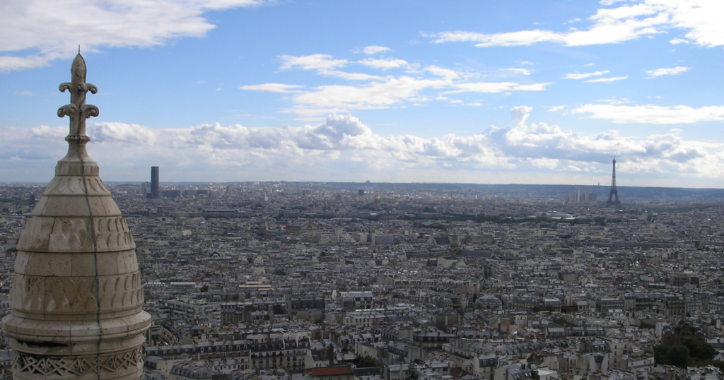 Great views of Paris from Montmartre