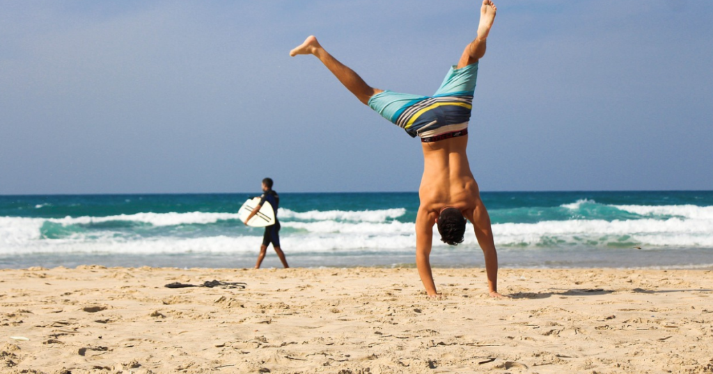 fitness Santa Monica Beach